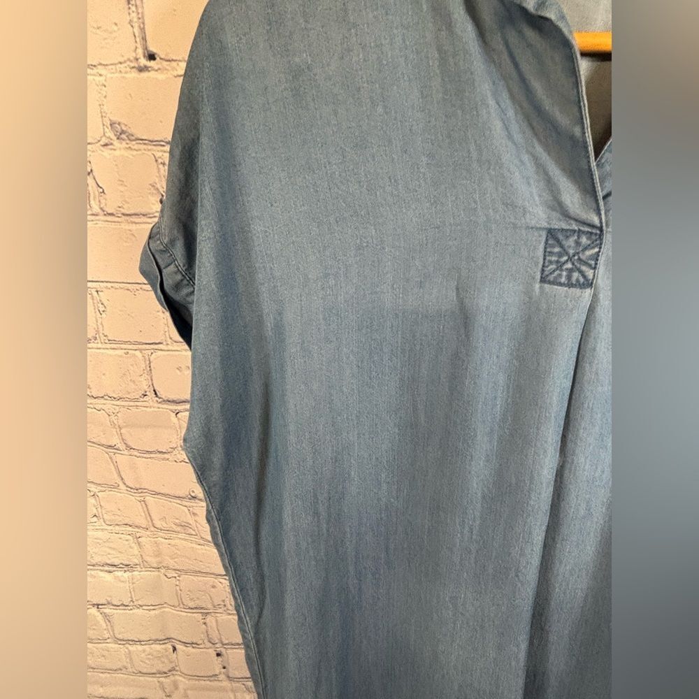 Thread + Supply Chambray Cap Sleeve Minimalist We… - image 3